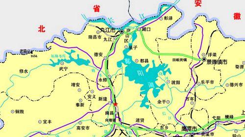 鄱陽湖位置及境域