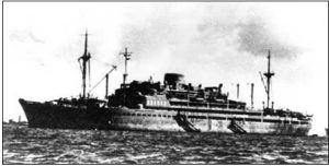 “海鷹”號的前身——大阪商船公司所屬的客貨輪“阿根廷丸”號