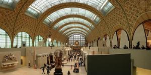 （圖）奧賽博物館開闊的中心展廳，主要陳列雕塑作品