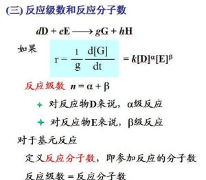 反應級數