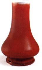 郎窯紅釉瓶