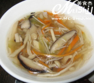 菌菇青豆湯