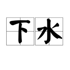 下水[漢語詞語]