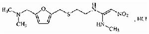 鹽酸雷尼替丁結構式