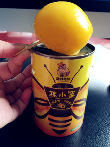桃小蜜蜂蜜黃桃罐頭