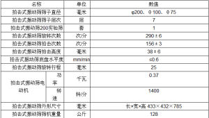 拍擊式振動篩技術參數