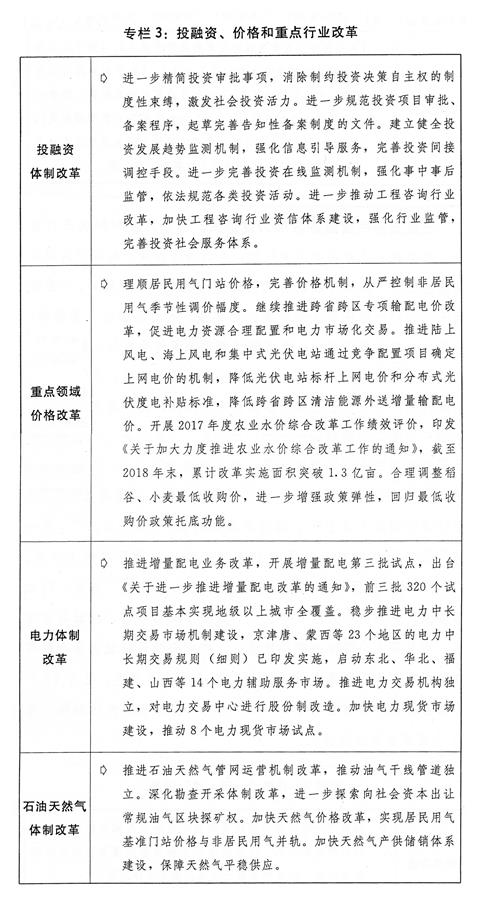 （圖表）[兩會受權發布]關於2018年國民經濟和社會發展計畫執行情況與2019年國民經濟和社會發展計畫草案的報告（專欄3）