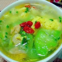 絲瓜海米蛋湯