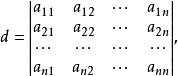 n階行列式