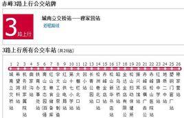 赤峰公交3路