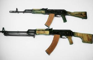 RPK-74與AK-74對比圖