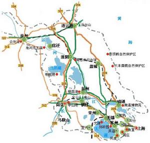 江蘇地圖