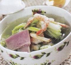 砂鍋海米白菜湯