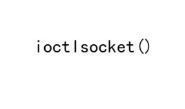 ioctlsocket()