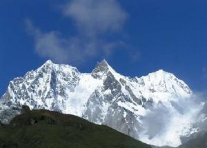 （圖）貢嘎雪山