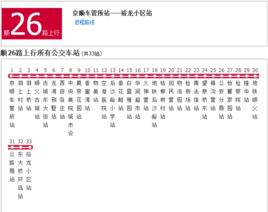 北京公交順26路