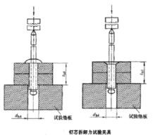 釘芯拆卸力試驗夾具