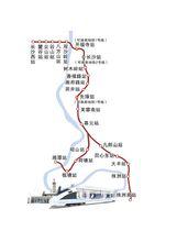 長株潭城際鐵路線路圖