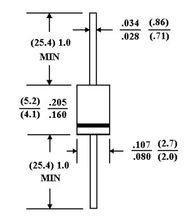 1N4001外形尺寸