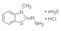 3-甲基-2-苯並噻唑啉酮腙鹽酸鹽水合物