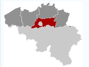 弗拉芒·布拉班特省在比利時的位置