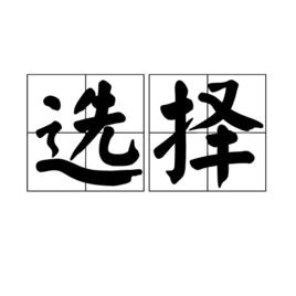 選擇[詞語]