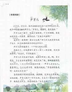 筍芽兒[倪樹根所作童話，人教版國小語文課文]