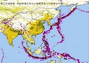 地震時空分布