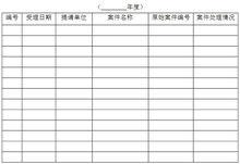 重大稅務案件審理登記表