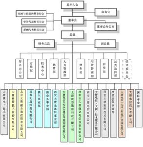 大唐電信組織機構