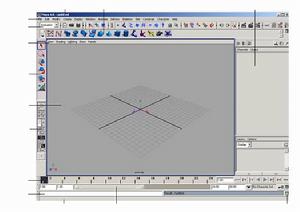 （圖）Maya 7.0 界面