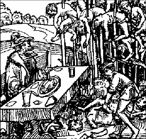 反映弗拉德三世處死戰俘情況的版畫