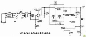 基於NEC JB-P8851型顯示器(單色)電源電路