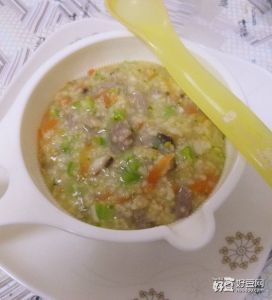 兔腿肉菜粥