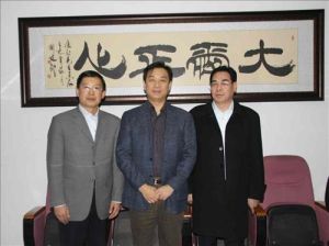 北京屈正愛心基金會理事長屈正先生與民商法學者鄭建東先生進行會晤