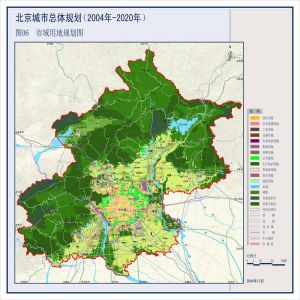 （圖）北京城市總體規劃 - 市政用地規劃圖