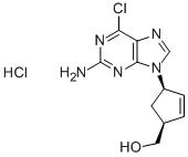 (1S–4R)-4-（2-氨基-6-氯-9H-嘌呤-9-基）-2-環戊烯-1-甲醇鹽酸鹽