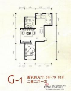 戶型圖 79.01平米