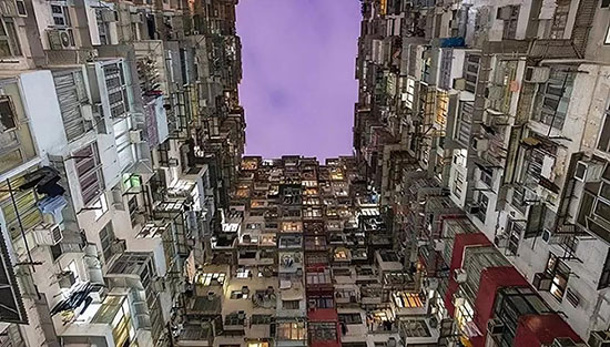 香港的一處住宅區