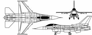 F-16三視圖