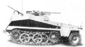 德國SD.KFZ.250半履帶裝甲車