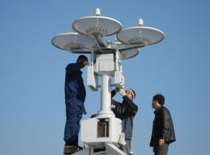 臨江l波段探空雷達現場安裝