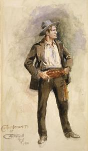 Self-Portrait 1900 Watercolor on paper