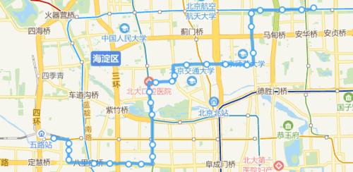 92路大致路線圖