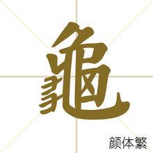 龜[中國漢語漢字]