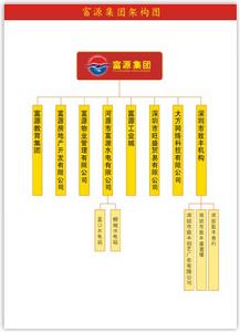 深圳市富源實業（集團）有限公司架構圖