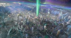 電影《綠燈俠》中OA星球的概念藝術設計