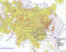 高空500百帕天氣圖