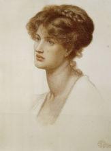 羅塞蒂繪製的斯丟曼夫人肖像