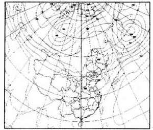 圖3 7月1日~ 7月11日500hpa 高度場合